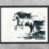 Sydney Artist Leni Kae 1400px Sumi E Horse Works On Paper