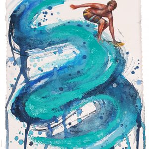 Sydney Artist Leni Kae Little Journeys Surf On Surfing Art