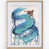 Sydney Artist Leni Kae Surf On Little Journeys Series Framed Eg