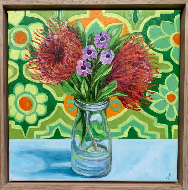 Alicia Cornwell Pincushions And The Groovy Wallpaper