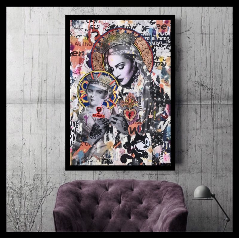 Madonna and Baby Elvis at the Heartbreak Hotel