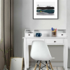Bl Savanna Blk Frame Desk