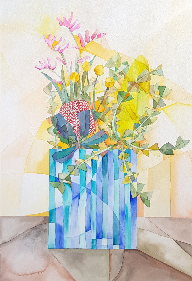 Billy Buttons and Banksias