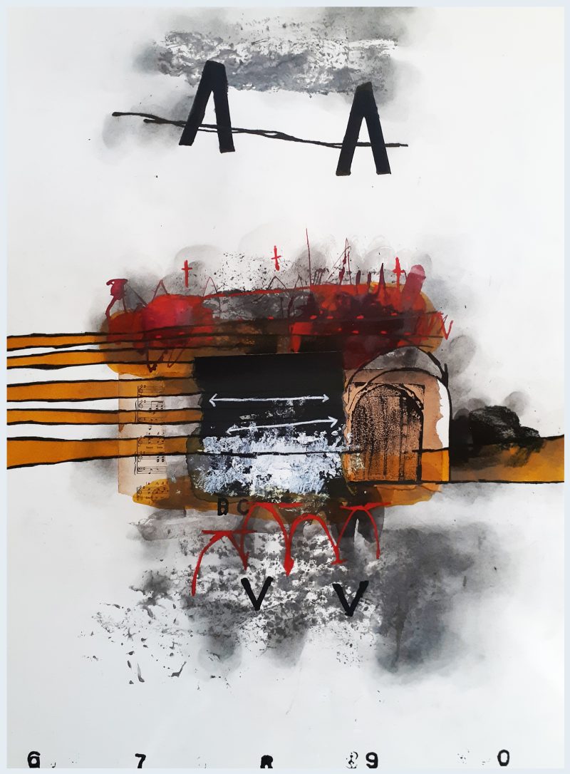 Composition No. 285 Two Arrows