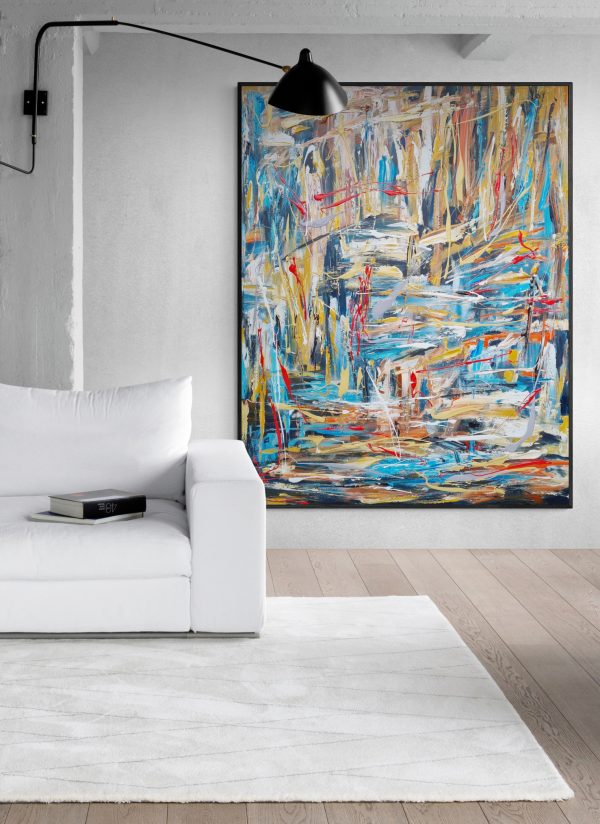 Industrial Style Living Room With Comfy Sofa(1)