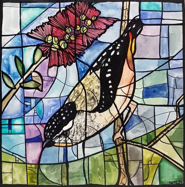 Pardalote And Callistemon Nicola Cowie