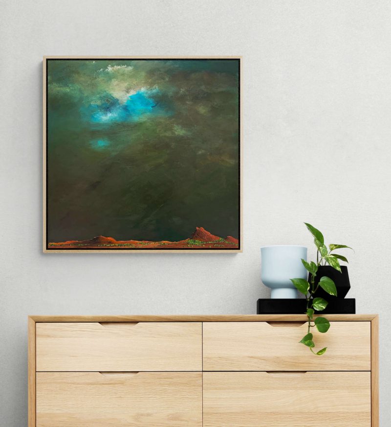 Above The Rich Red Earth (FRAMED)