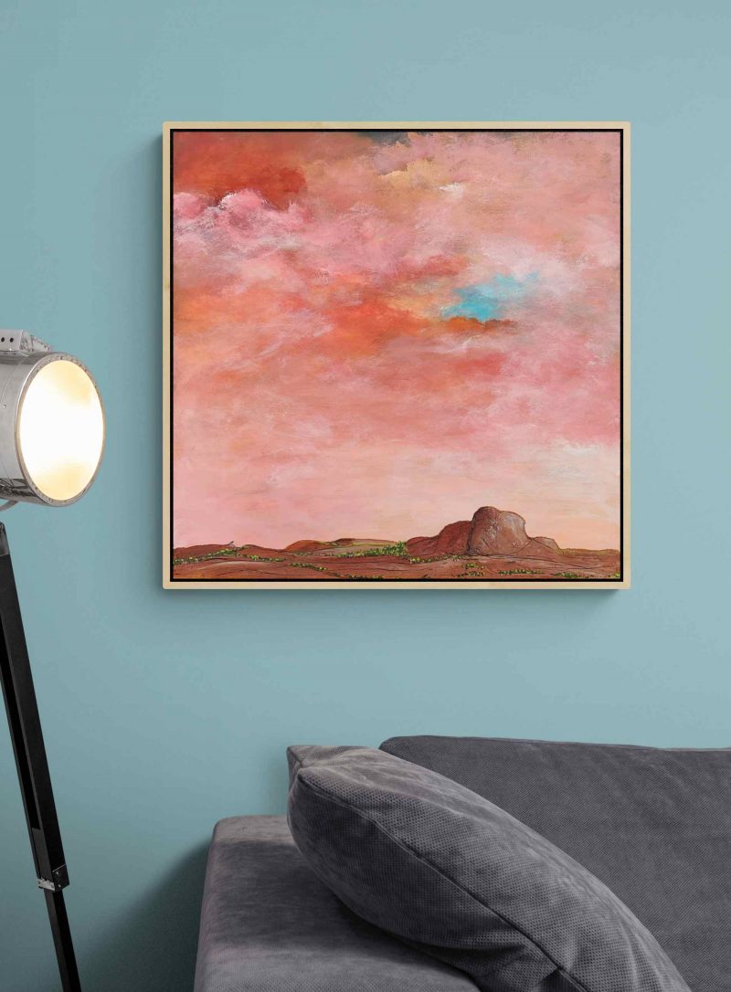 Dusk At The Canyon (Framed)