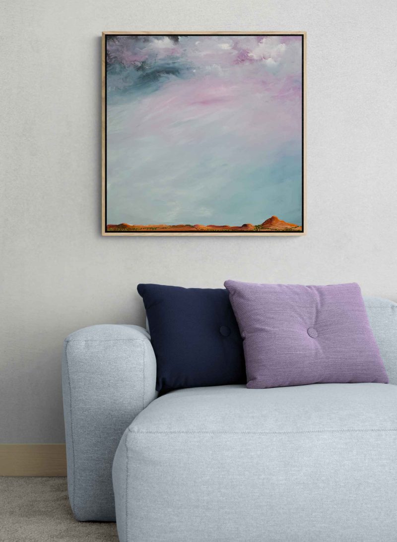 Morning Above The Range (Framed)