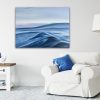 Alanah Jarvis Ocean Painting Sunset Swimming Blue Insitu