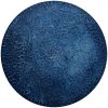 Indigo Blue Songbird Designz Deborah Lang Abstract Hydrangeas Ocean Beach Texture Embossed Oversize Floral Botanicals Blue Hamptons Coastal Style Contemporary Modern Art 1
