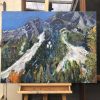 Mountain Landscape Canada Studio View