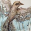 Sydney Artist Leni Kae Kookaburra Dreaming Closeup Bird Artist