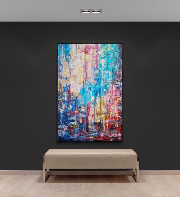 Alina Zorkina Kaleidoscope Abstract 152x100 Insitu