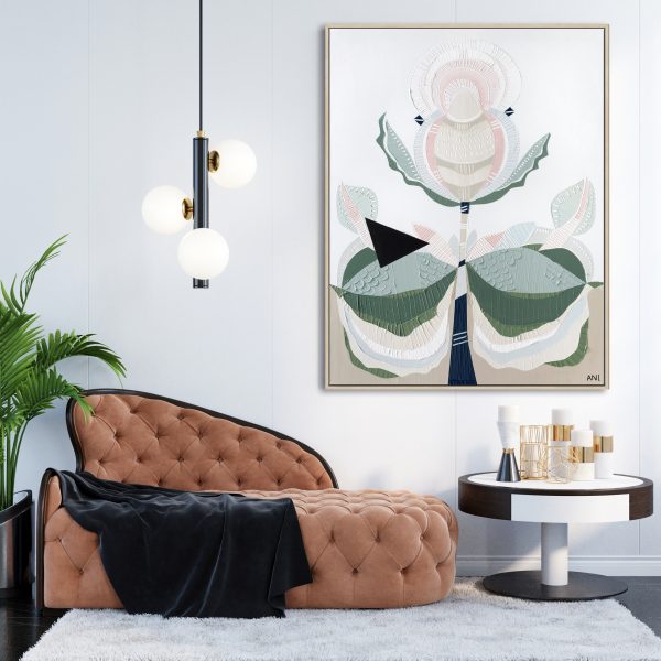 3d Mockup Photo Frame In Modern Interior Of Living Room