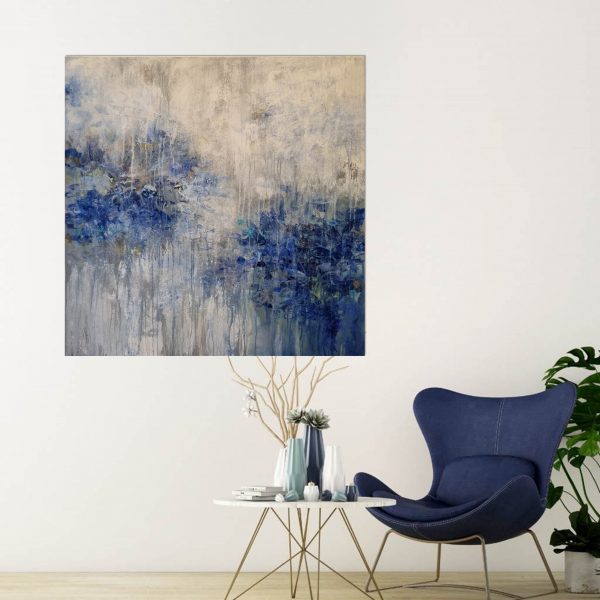 Belle Blue Retro Chair