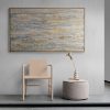 Chair And Pouf Sitting On Concrete Slab (5)