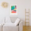 Charlotte De Pace Blue Skies Ahead Original Insitu Sofa Art Lovers Australia