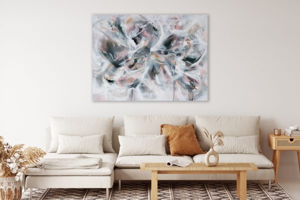 Boho Interior Style. Wall Mockup. Wall Art. 3d Rendering, 3d Illustration