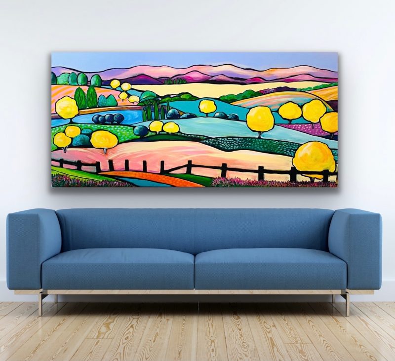 Blue Skies and Wattle Country