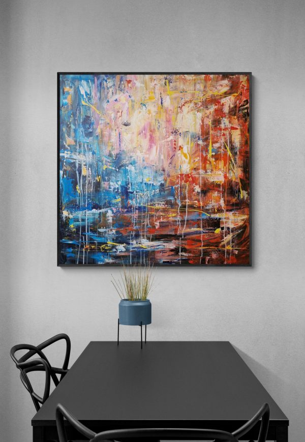 Small Modern Dining Room Setting