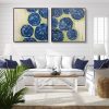 Moonlit Hydrangea Blooms Diptych Songbird Designz Deborah Lang 5