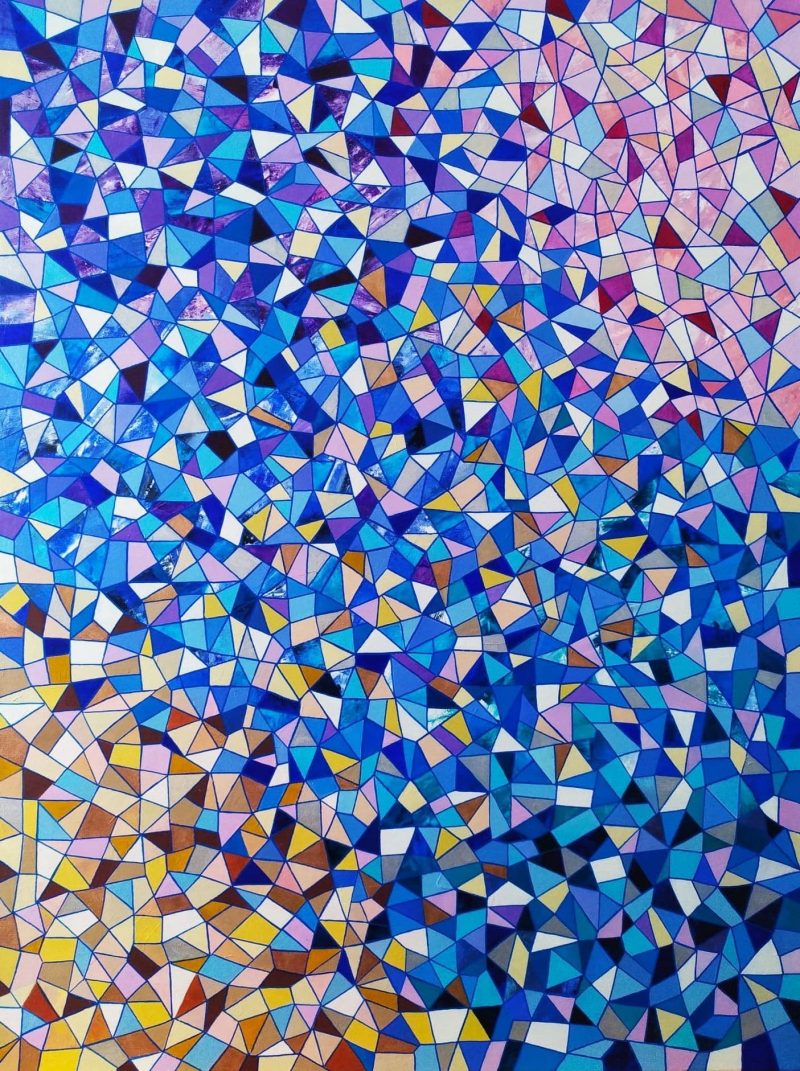 Blue Wave – From The Stained Glass Collection