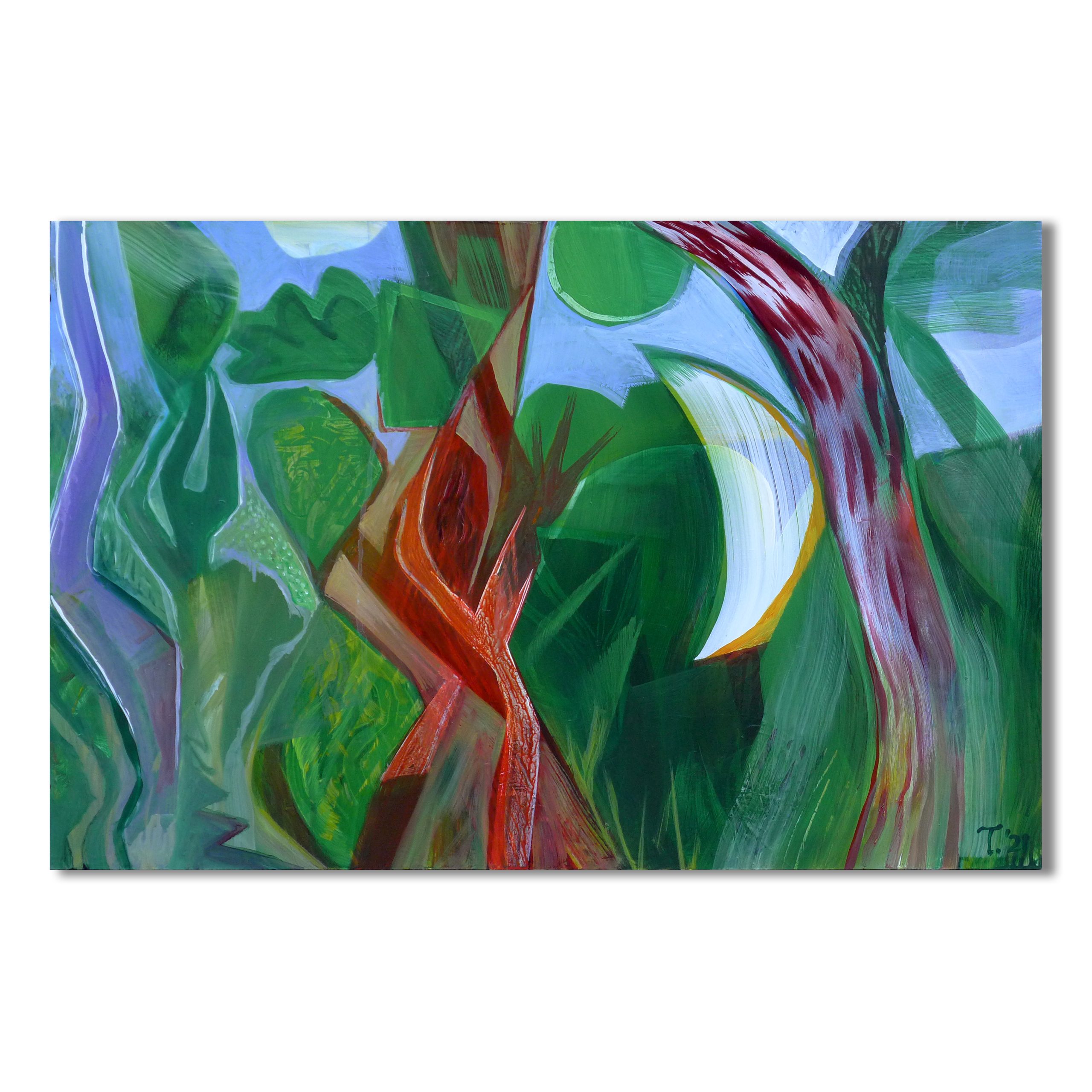 'the Forest Of Now And Then' 22.9'21 Squared