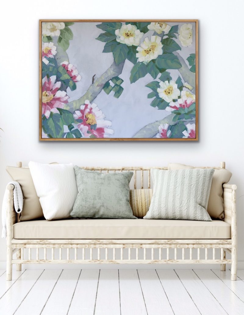 Vintage Spring Camellias in our big old Garden