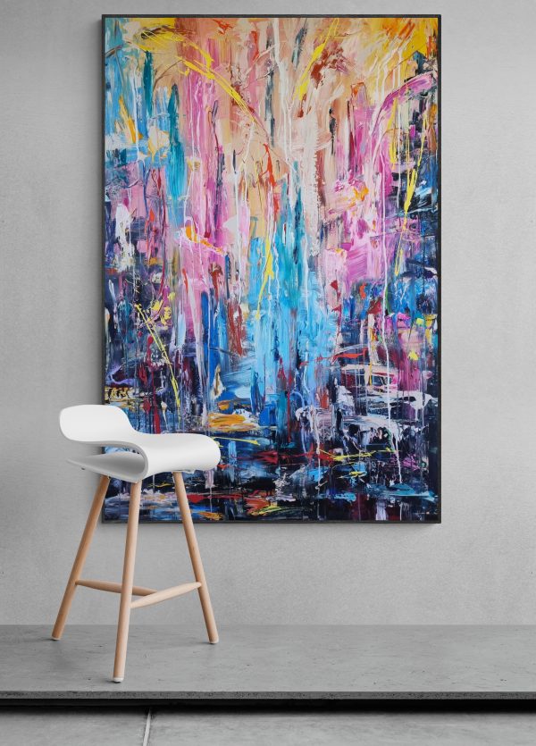 Alina Zorkina Cascades Abstract Insitu