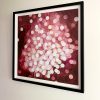 Aqueous Field Coral Bloom Vii Print On Paper In Black Frame Side E
