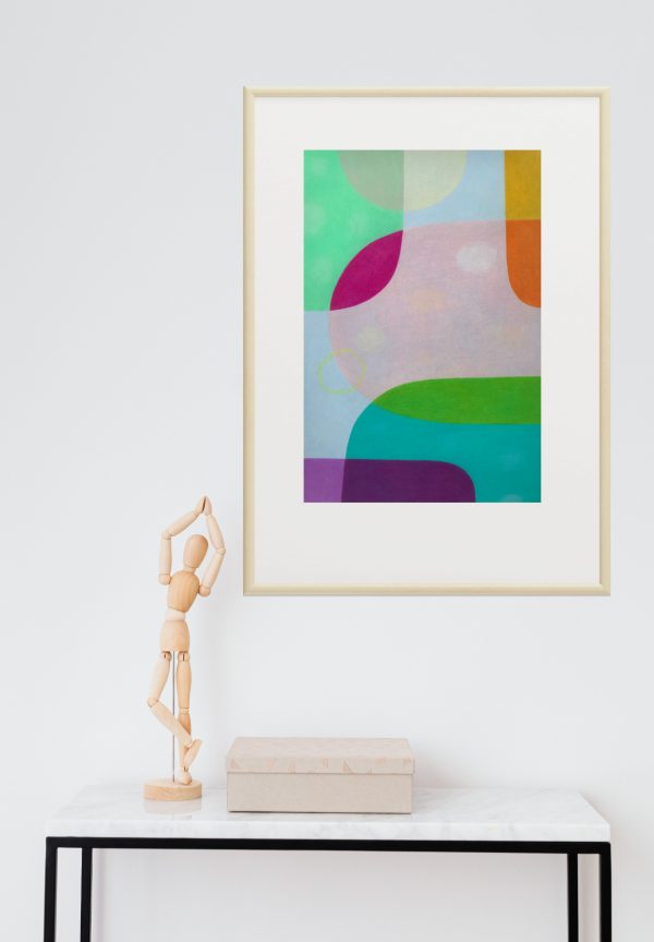 Charlotte De Pace Hello Spring! Original Insitu Above Console Art Lovers Australia