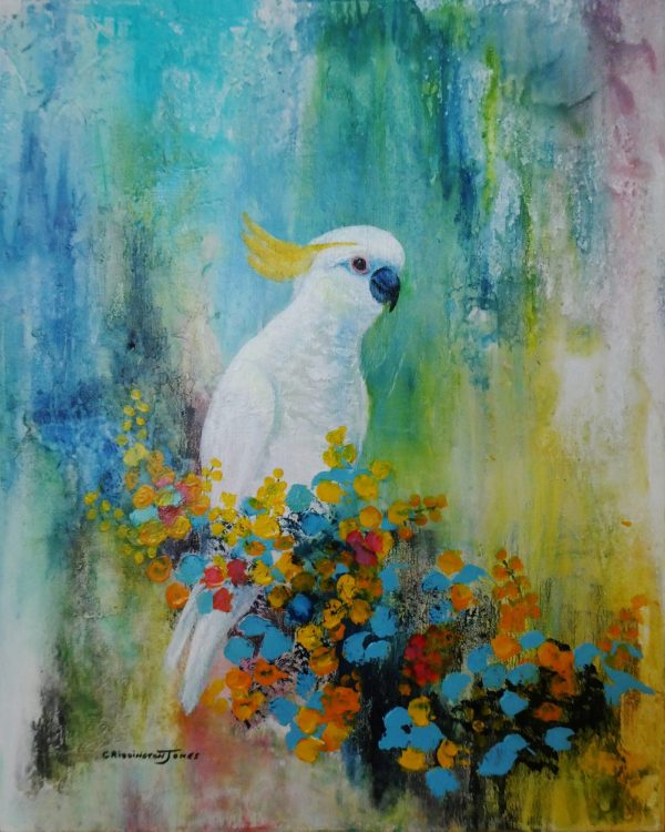 Clare Riddington Jones, Spring Feast, 42cm X 53cm Framed