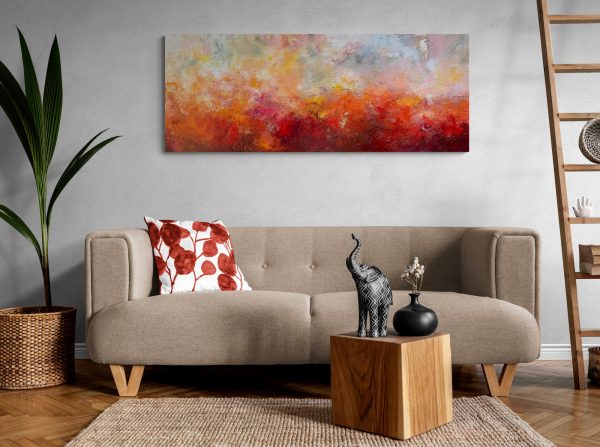 Comfy Living Room With Tropical Plant And Ladder Copy