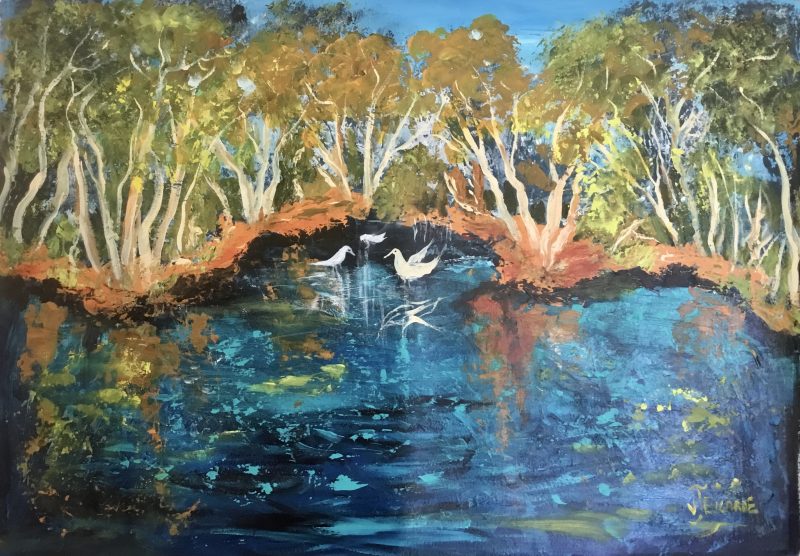 Abstract Coastal Wetlands