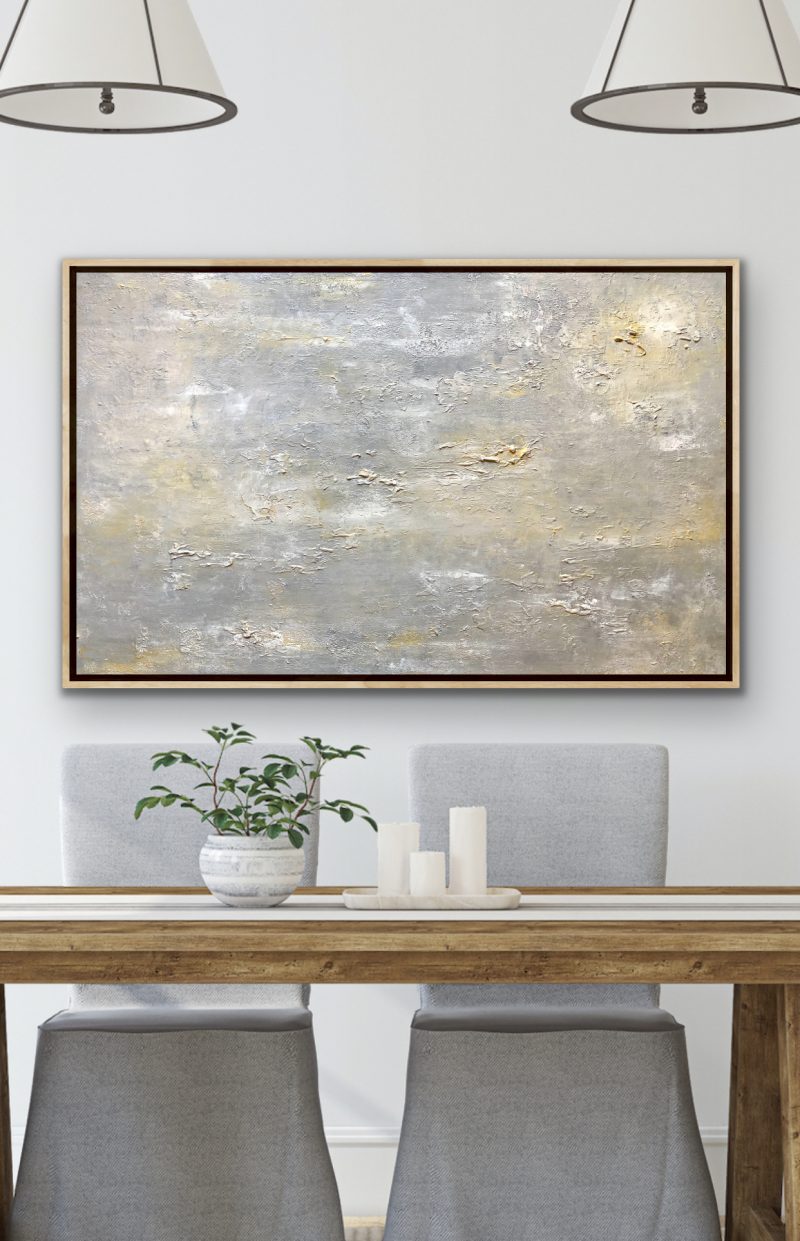 Dreamscape Ed 2 – textured abstract metallic painting