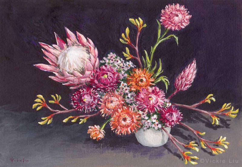 Ikebana Australian Native Florals – Commission
