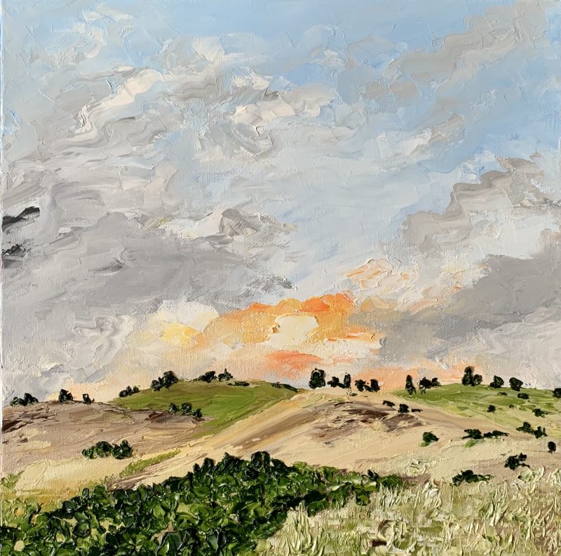 Sunset at the country side