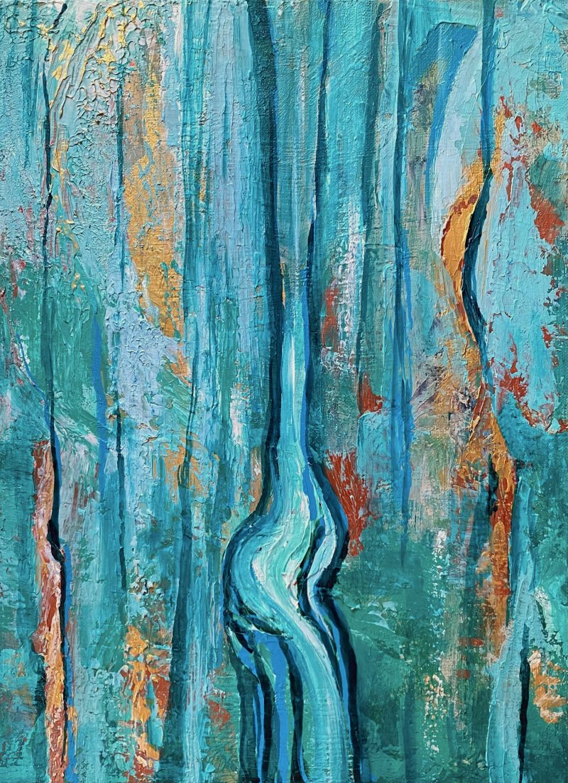 River Flowing Through The Trees