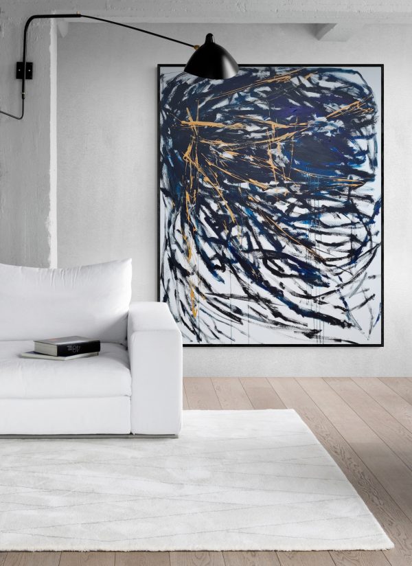 Industrial Style Living Room With Comfy Sofa(6)