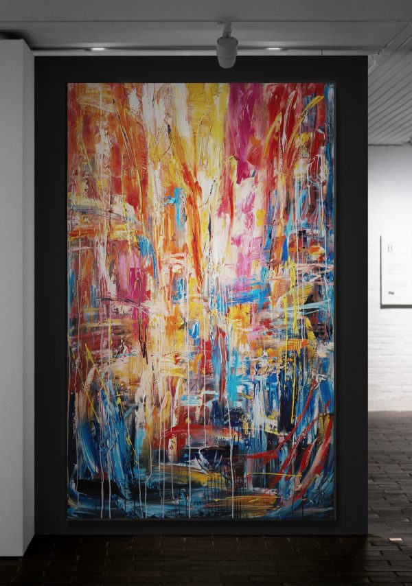 Spotlit Wall In Art Gallery(4)