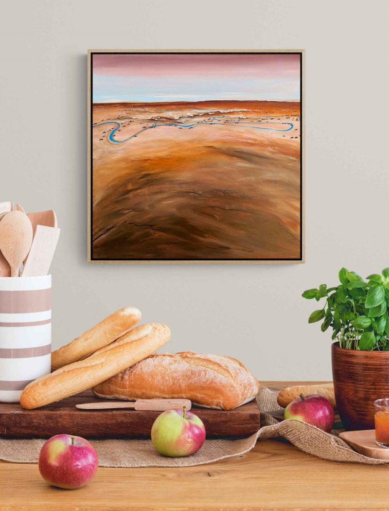 West of The Dry Banks (Framed)