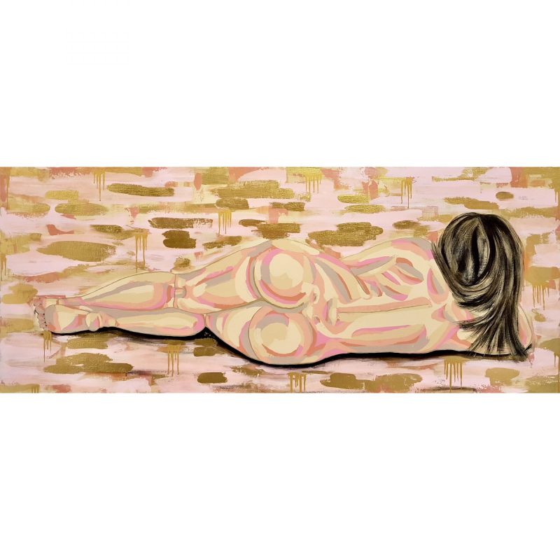 Nude – Nude Woman Laying on Her Side