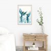 Sydney Artist Leni Kae Bedroom Interior Design Budgies Artwork