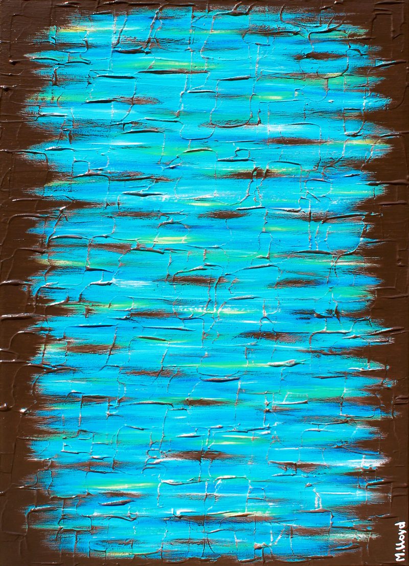 SOLD – Wetlands textured Abstract