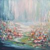 4 Water Lilies No 69, 76x76cm