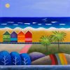 Boho Beach Huts Square Large2