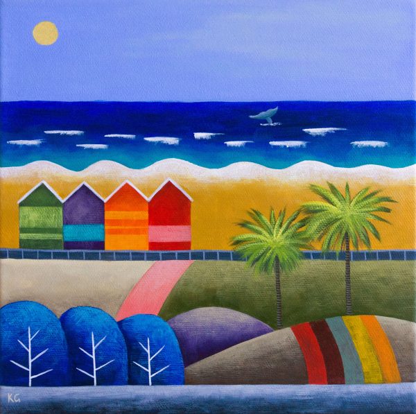 Boho Beach Huts Square Large2