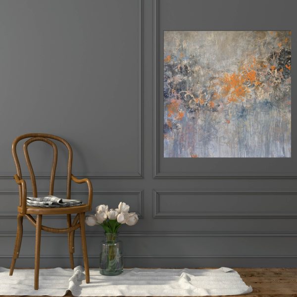 Bouquet With Natives Iii Plain Chair Drk Wall