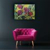 Kim Rees Blooming Insitu Pink Chair
